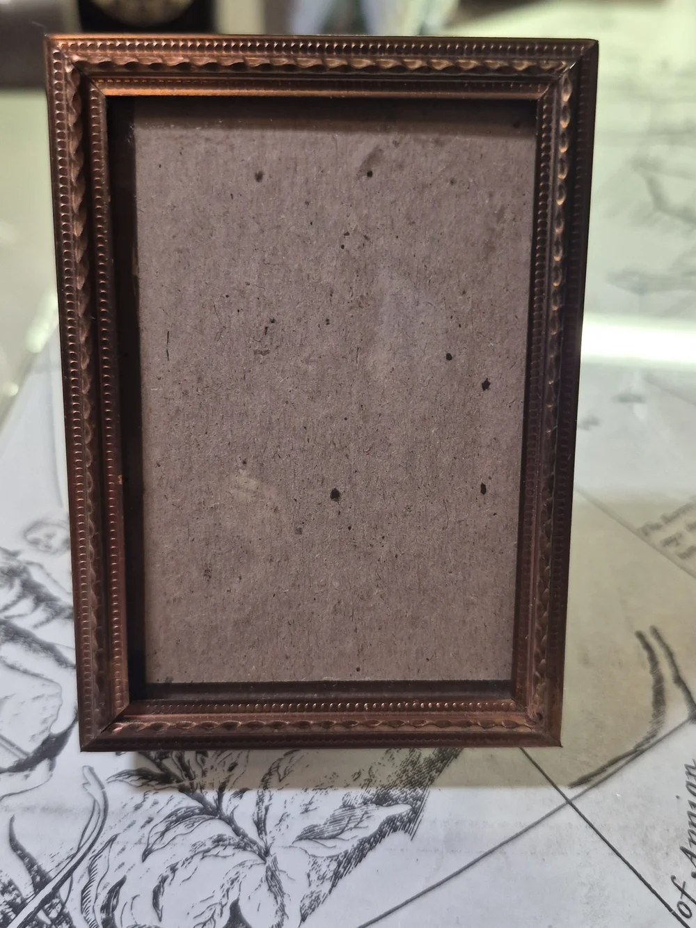 Classic Bronze Photo Frame - Brown Vintage